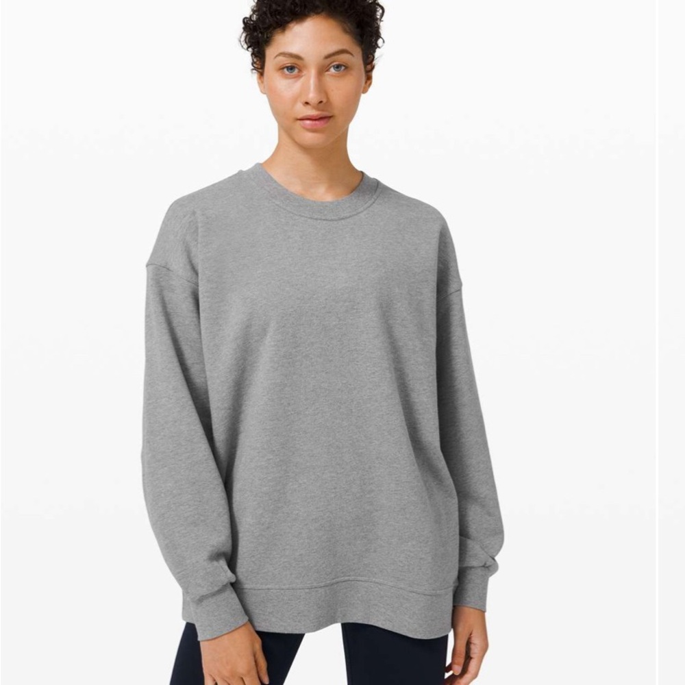 Lululemon perfectly oversized crewneck grey size 8